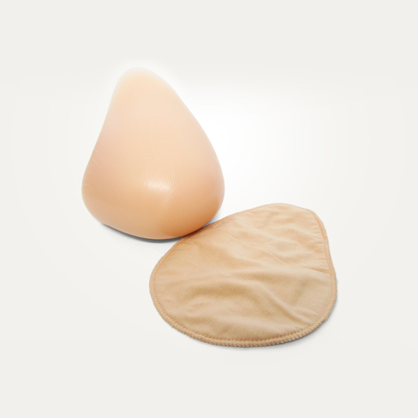 Asymmetric silicone breast prosthesis with superior pectoral