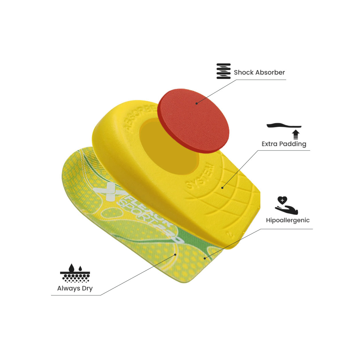 Talonera Shock Flexor Sport - Imagen 3